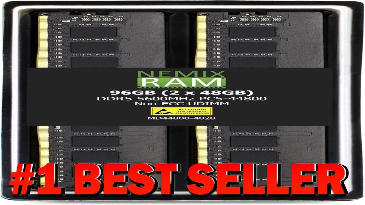 NEMIX RAM 96GB (2X48GB) DDR5 5600MHZ PC5 44800 2Rx8 1.1V CL46 288 PIN Non ECC - B0C62LZQT3