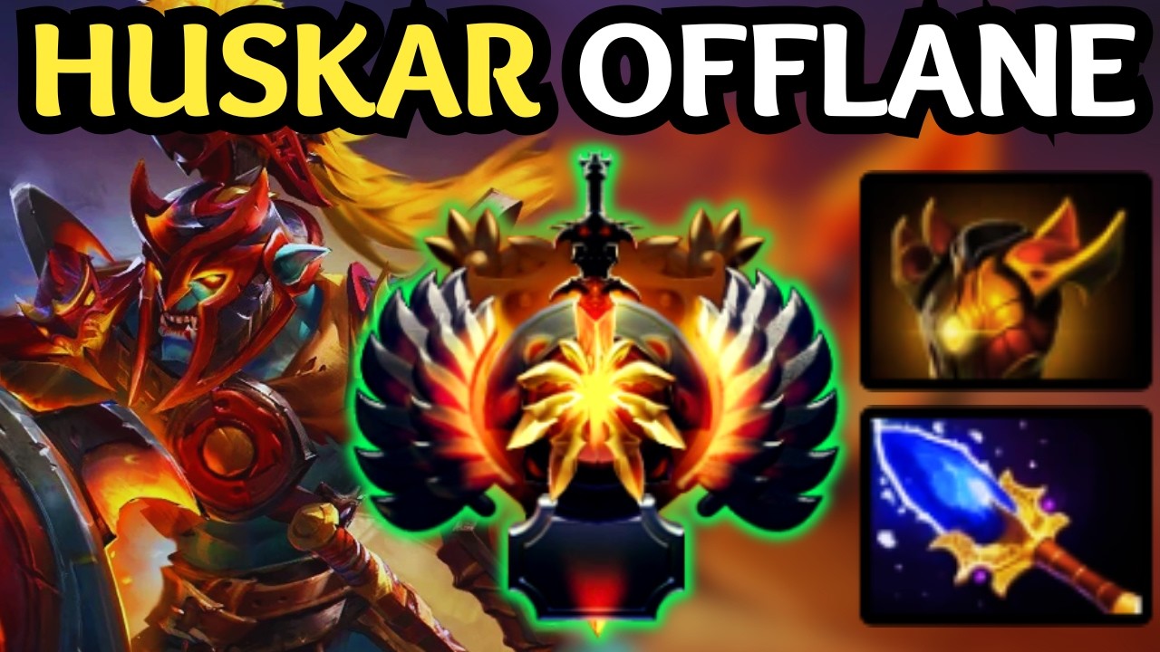 🔥 IMMORTAL HUSKAR OFFLANE — HIGH IMPACT EVERY GAME 🔥 DOTA 2