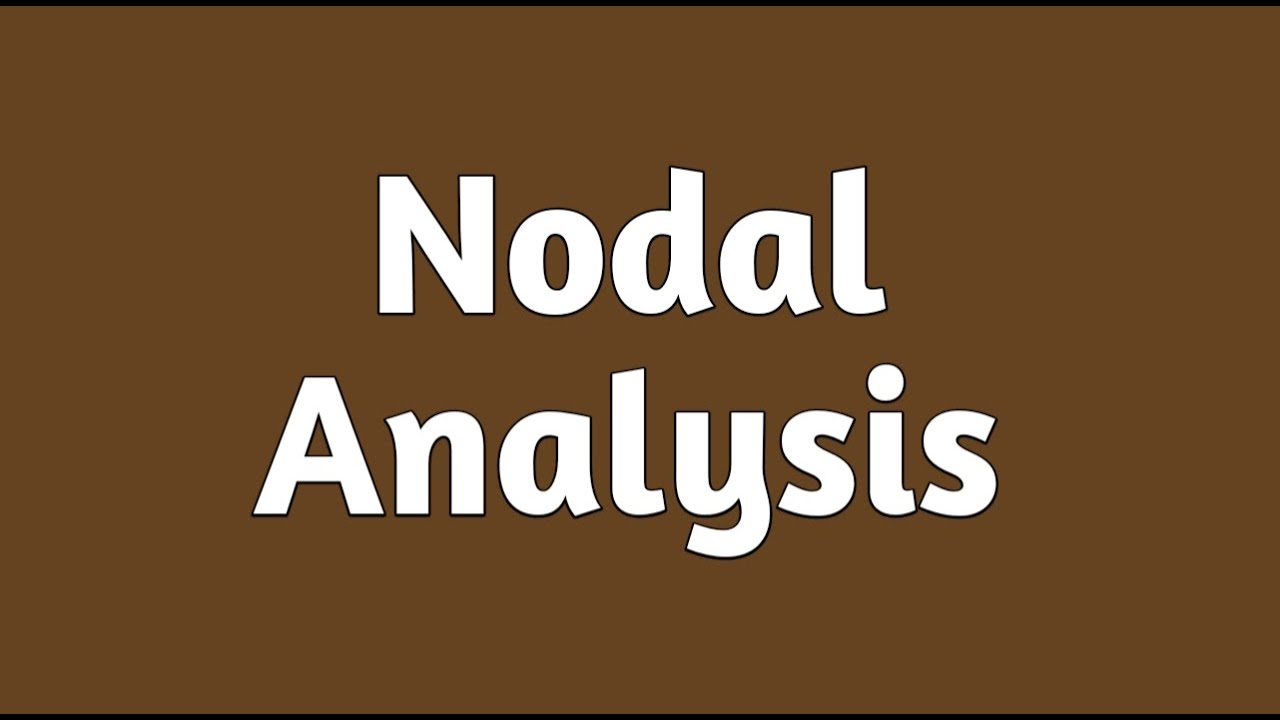 Nodal Analysis with Example | Complete detail in urdu and Hindi |