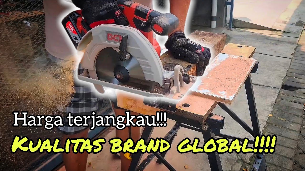cordless 7 inci presisi!!! || Circular Saw Cordless Brushless DCK KDMY02-185