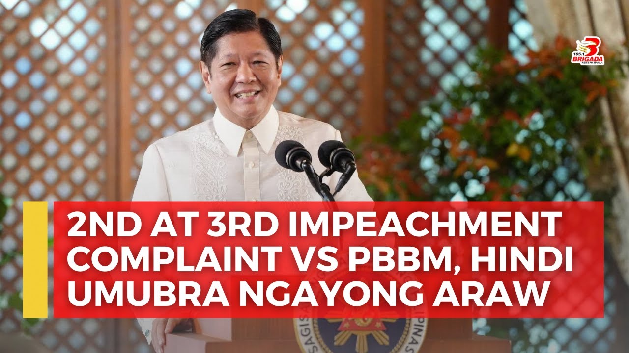 Ikalawa at ikatlong impeachment complaint laban kay Pangulong Bongbong Marcos, hindi umubra nga...