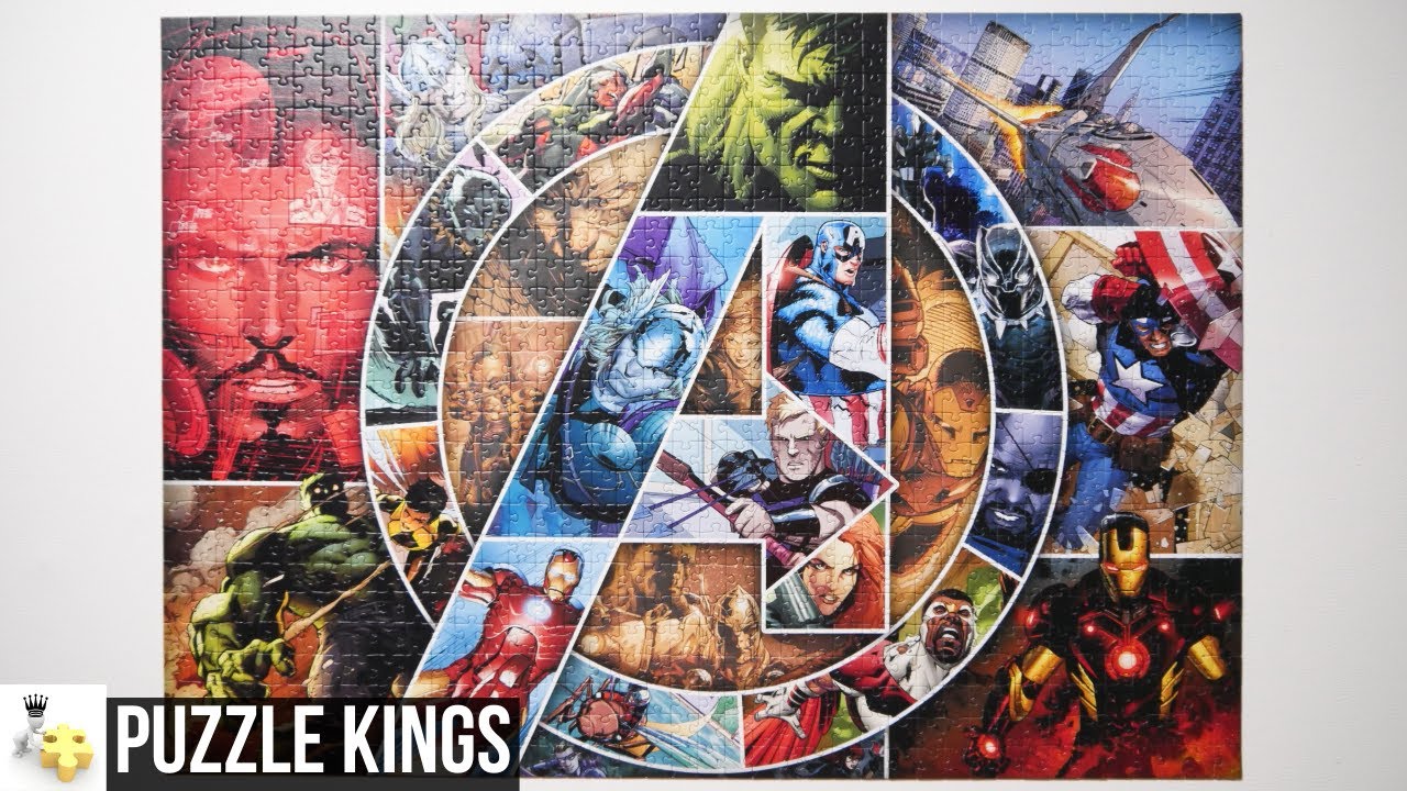 Marvel Avengers Puzzle - Time Lapse | Puzzle Kings