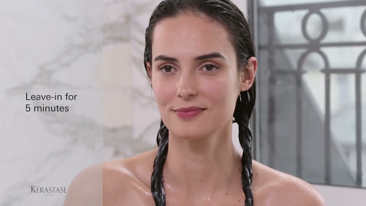 Gebruik Kerastase haarmasker