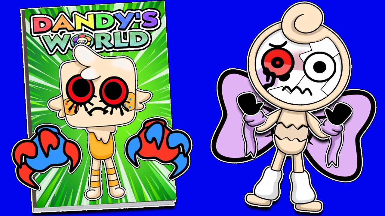 Making DANDY'S WORLD Game Book (+ GOOB VS ALL TWISTEDS Squishy) DIY
