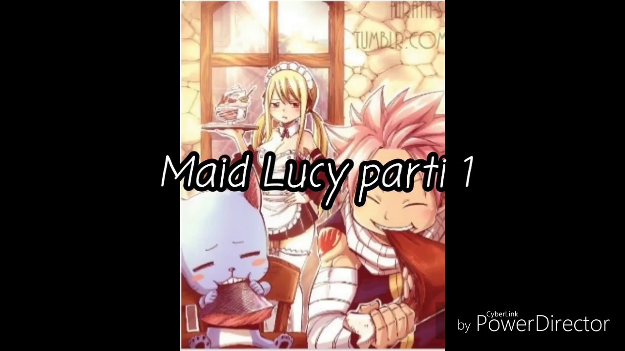 Nalu doujinshi Lucy maid parti 1