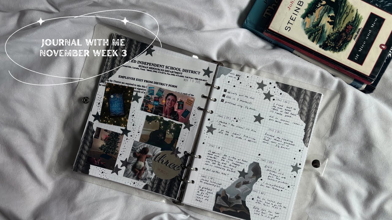 Journal with me 🌲 November | week 3