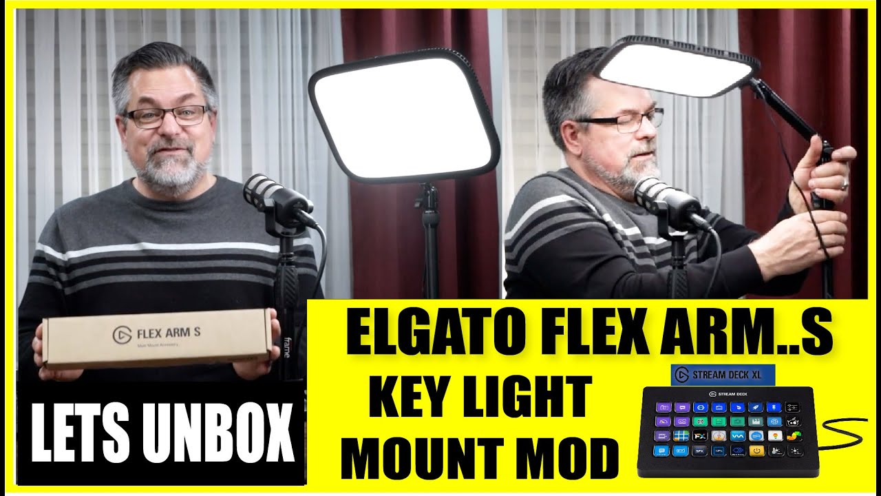 Flex Arm S and Elgato Key Light Stand Mod