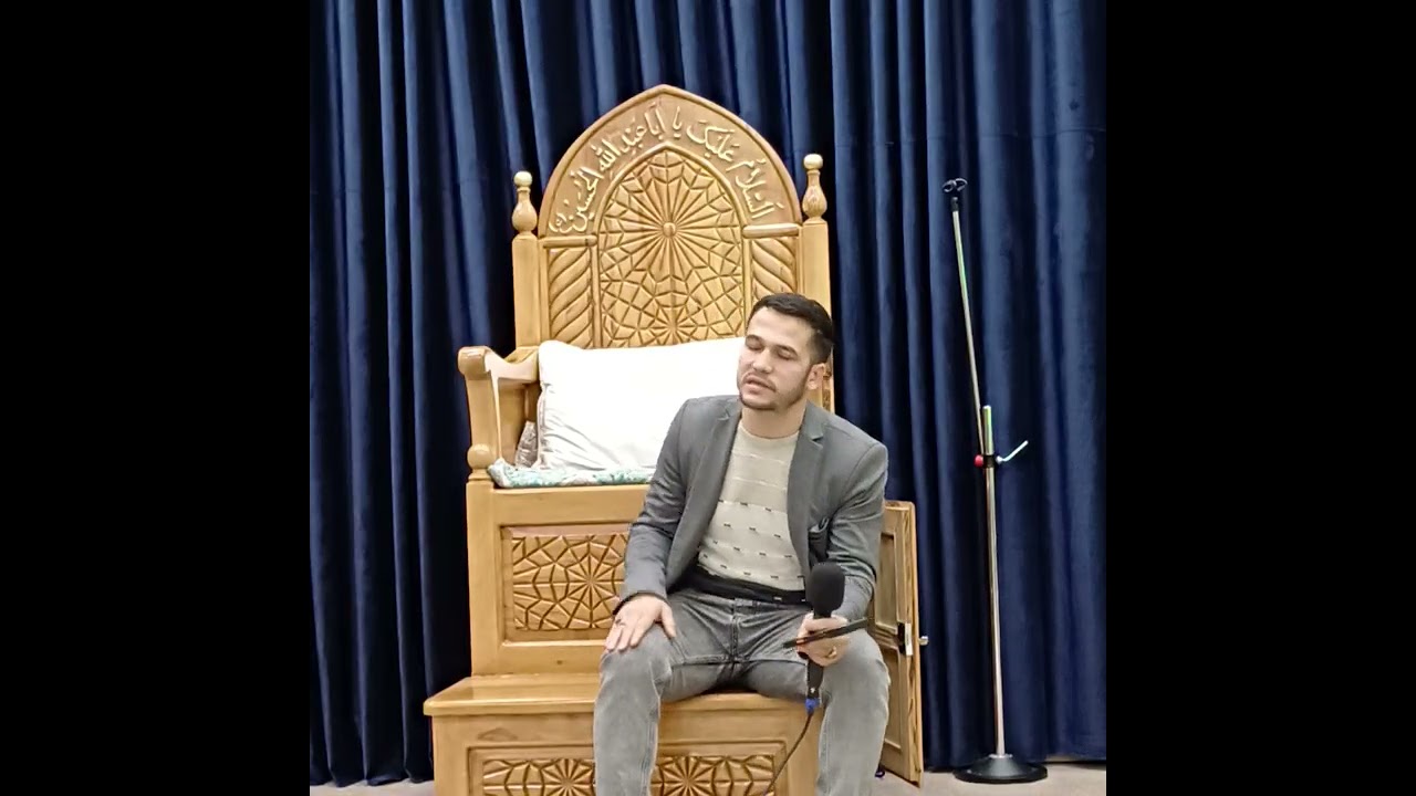 جلسه ولادت اقمار شعبانیة با مولودی خوانی مداح اهلبیت سید داوود حسینی