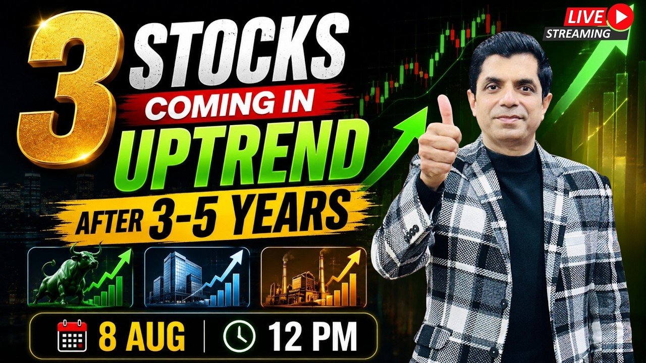 3 Stocks Coming in Uptrend After 3-5 Years | Livestream