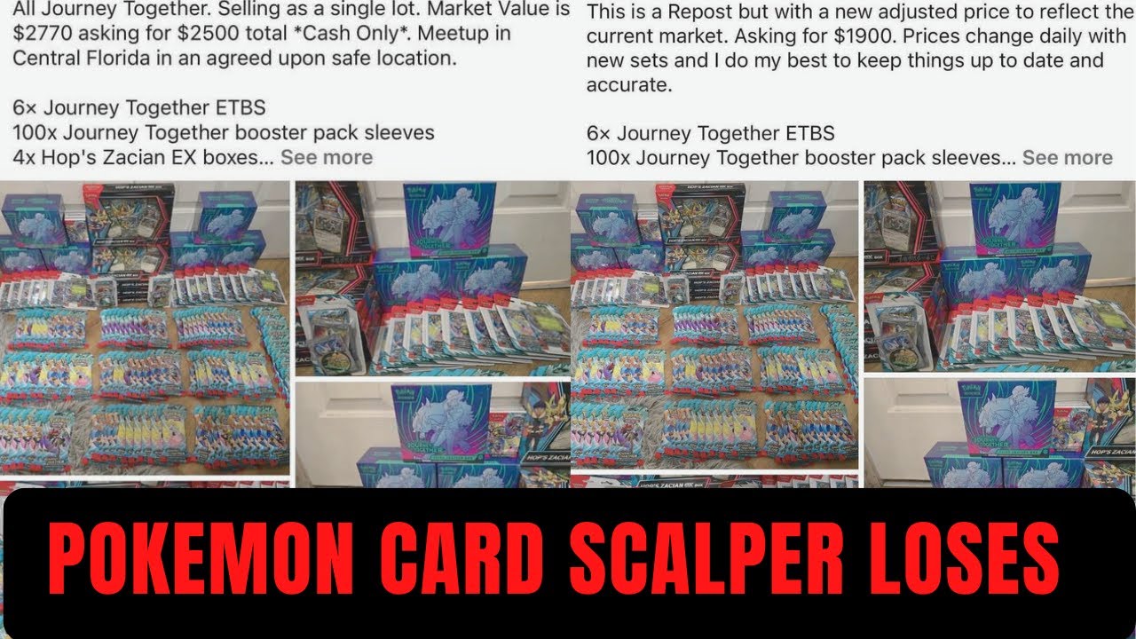 Journey Together Scalper Sees Pokemon Card Market Crash