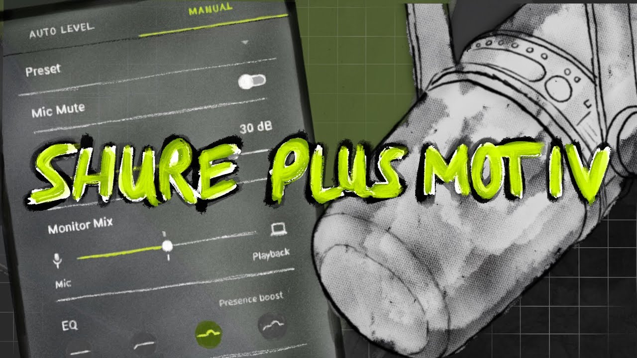 SHURE MV7! My Settings in the Shure Plus Motiv App