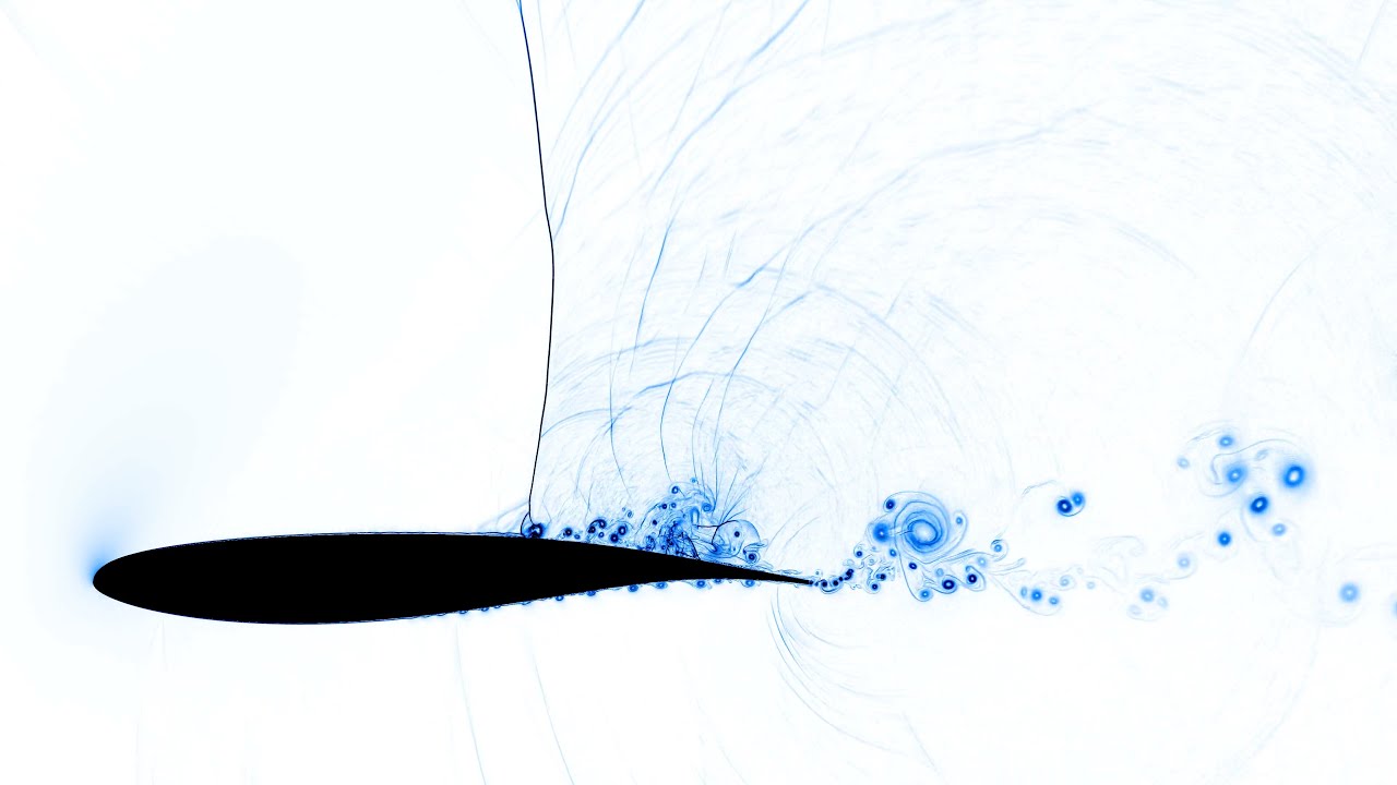 Transonic 2D flow around Onera OAT15a airfoil at Mach 0.73