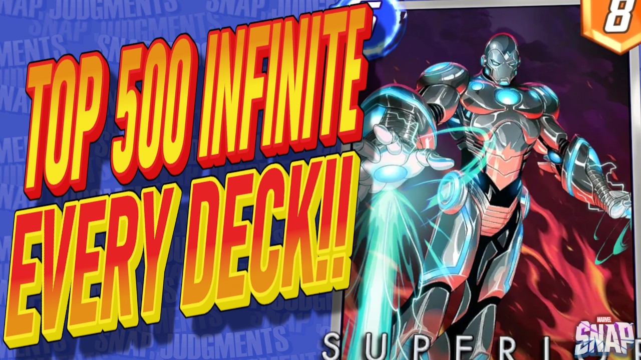Top 500 Infinite! EVERY Deck I played this Season! Marvel Snap