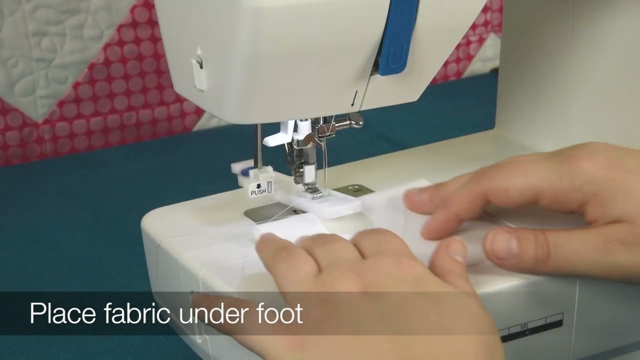 Bernette sew&go 5: wyb&oacute;r ścieg&oacute;w i szycie dziurki