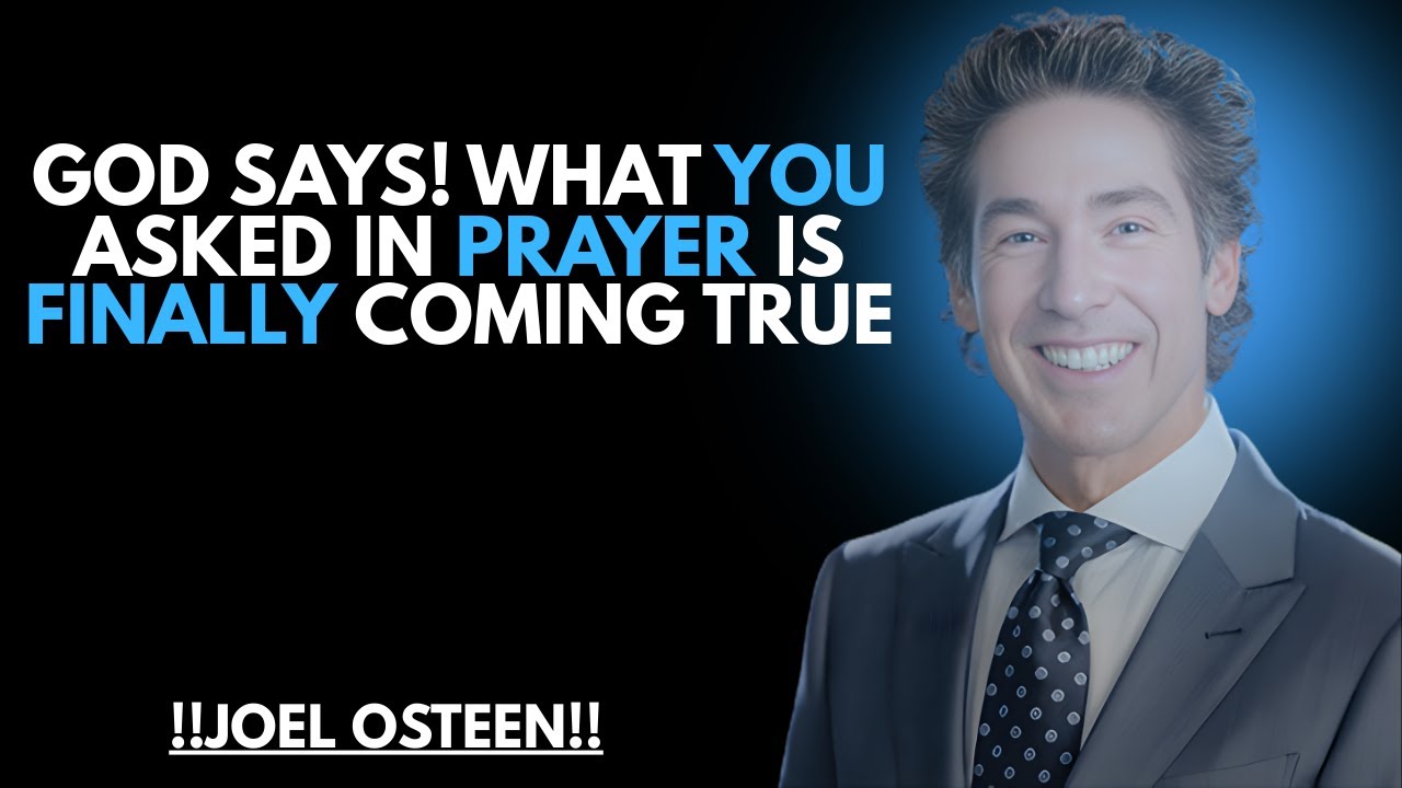 God Heard Every Silent Prayer || The Breakthrough Is Closer Than You Think || Joel Osteen#motivation