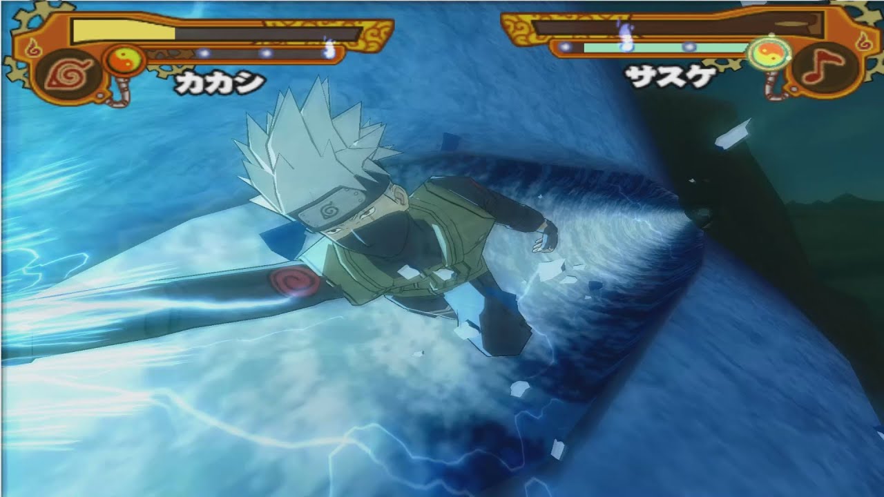 {Kakashi Vs Sasuke} Naruto Shippuden Ultimate Ninja 5