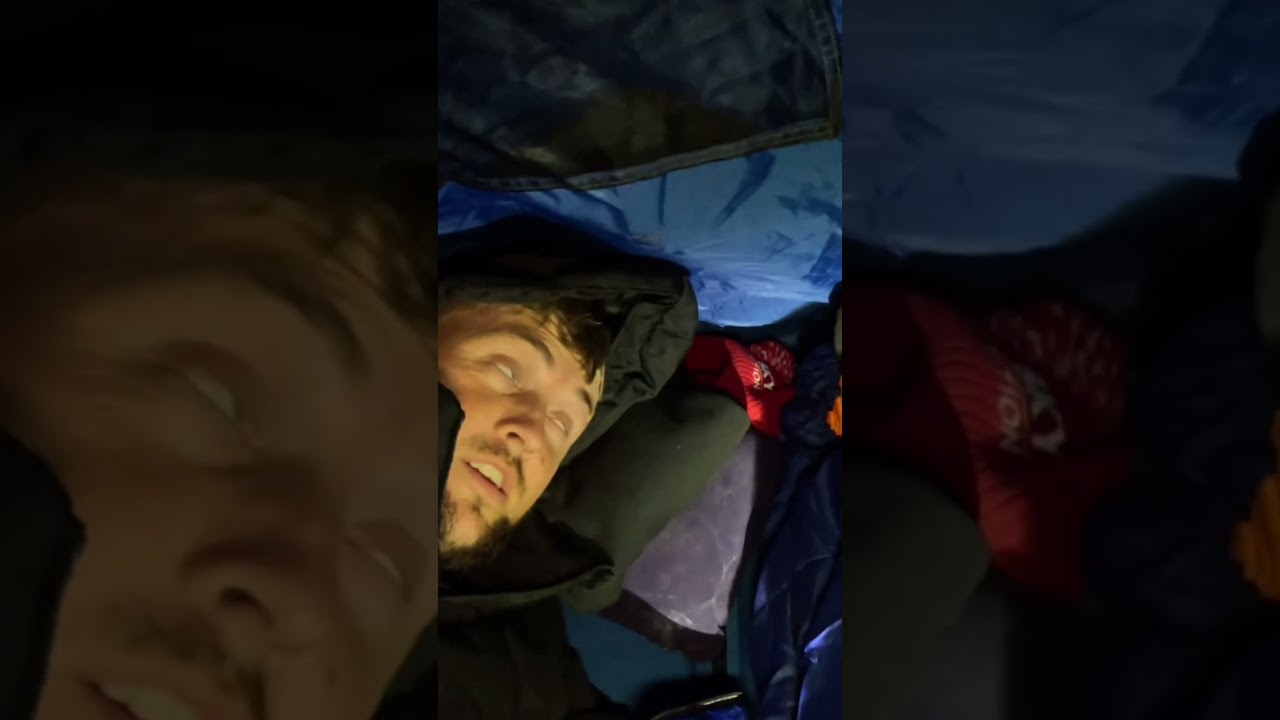 Дикий кемпинг в пещере 