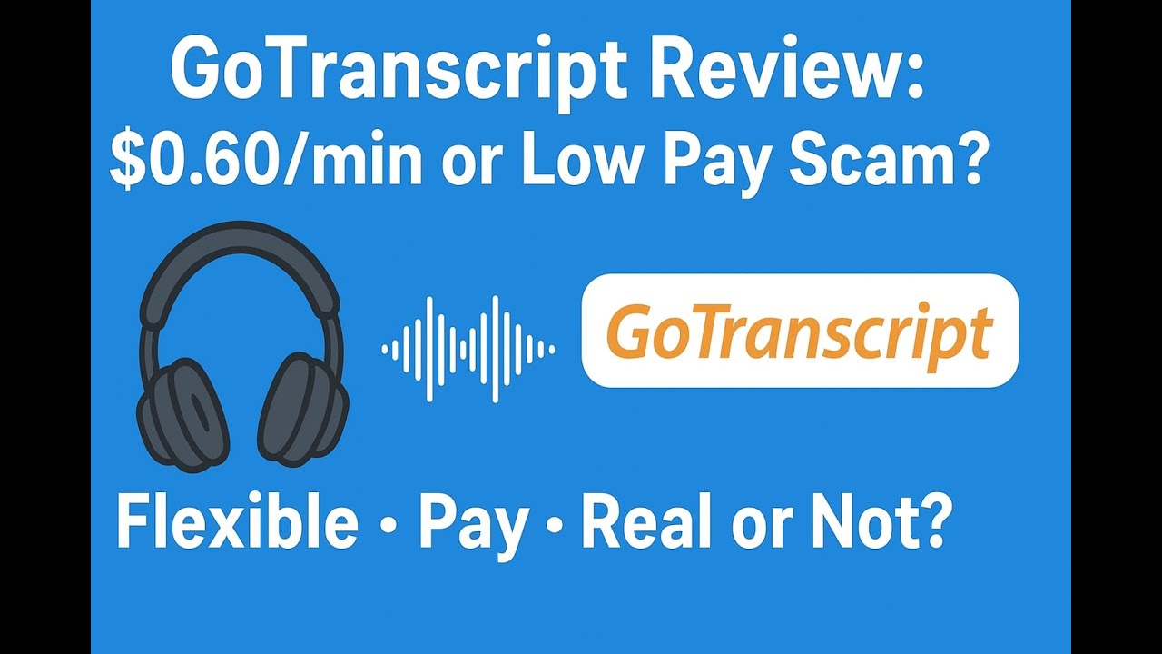 &ldquo;Is GoTranscript Worth It?  Honest Work From Home Review!&rdquo; #remotework #gotranscript #workfromhome