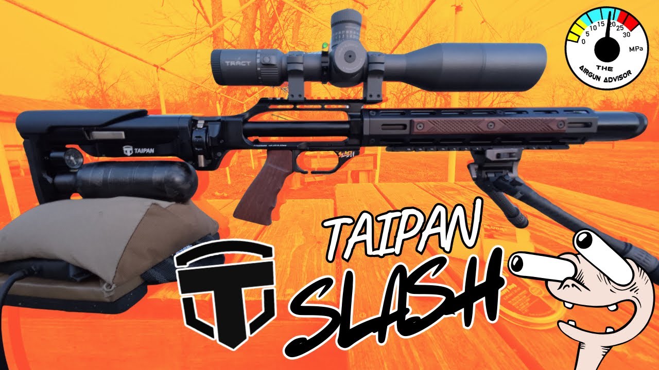 Обзор Taipan Slash | Полуавтоматическая пневматическая винтовка PCP, стреляющая пулями и дробью