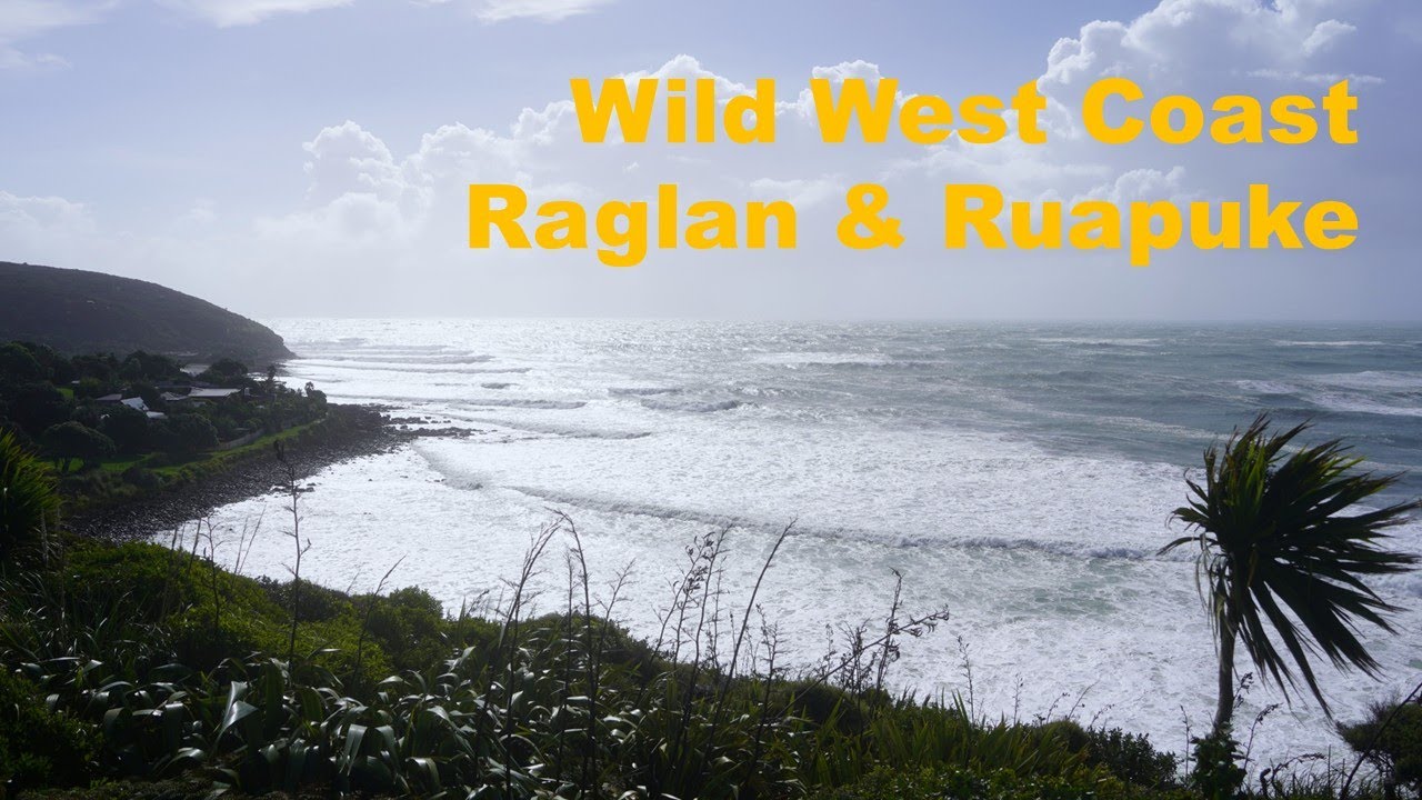 Big Swell, Wild Surf and Wind Ruapuke to Raglan