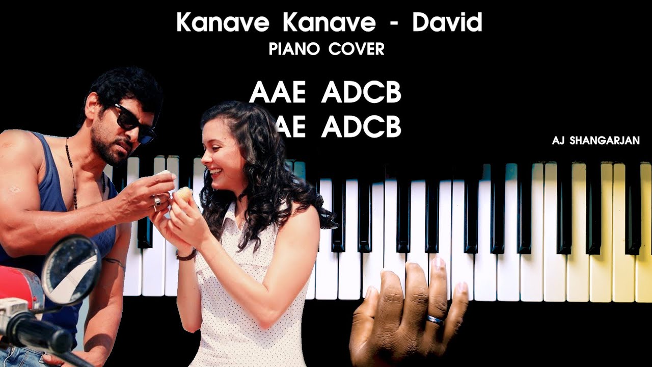 Kanave Kanave - David Song Piano Cover with NOTES | AJ Shangarjan | AJS