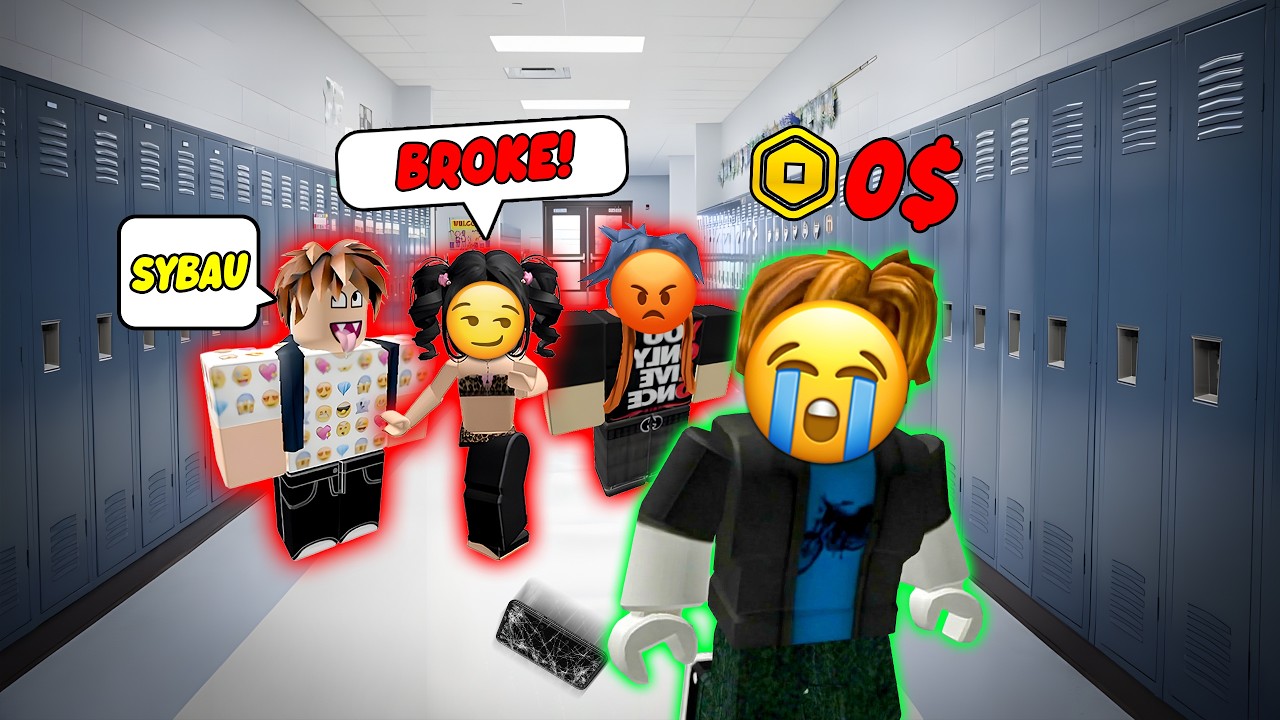 😈 Меня назвали «нищим NPC» 👑 #roblox #robloxstory