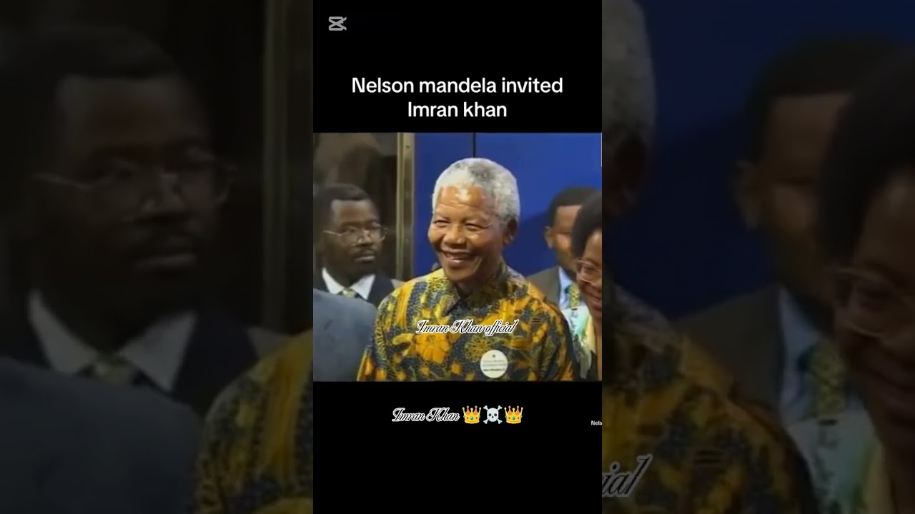 Nelson Mandela meet with Imran Khan 👑 Imran/Imran Khan official