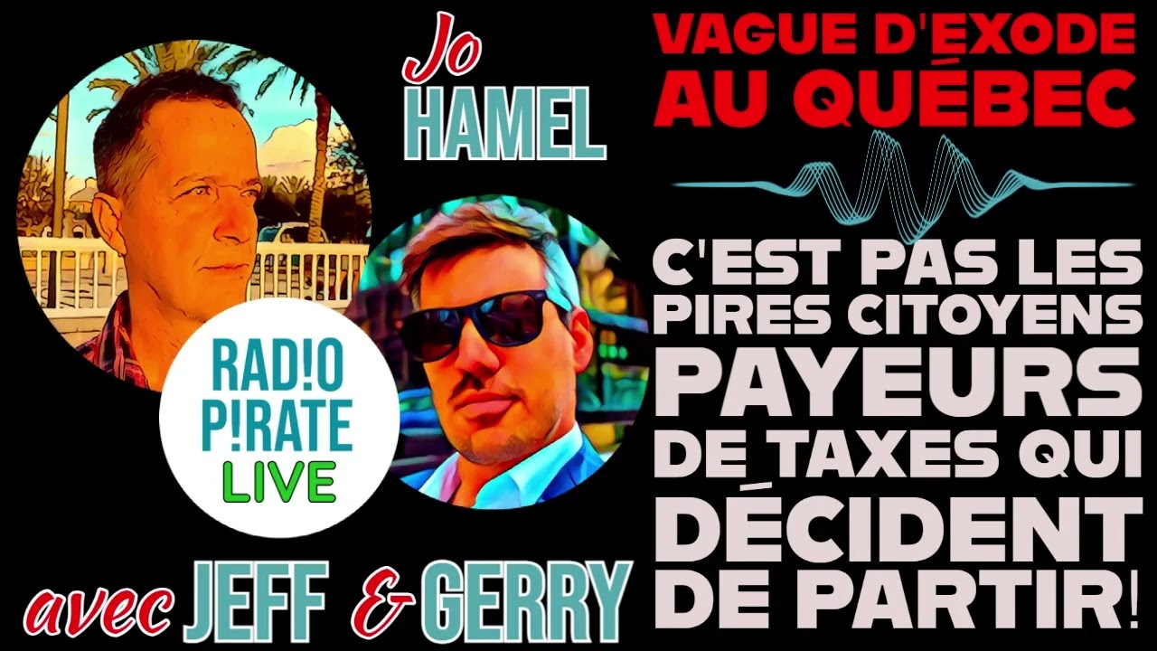 Jo Hamel discute avec Jeff Fillion de la vague d'exode que le Québec vit présentement.