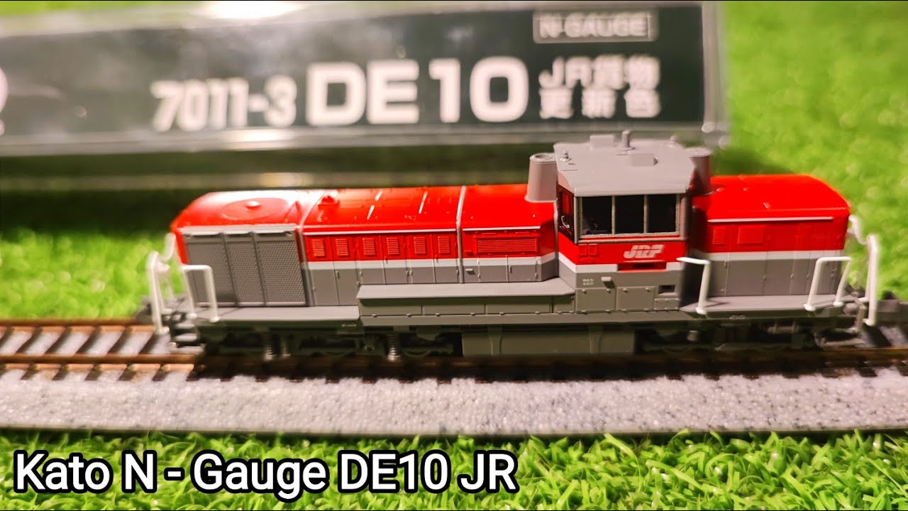 N Scale Model Train - KATO DE10 JR Unboxing and Review