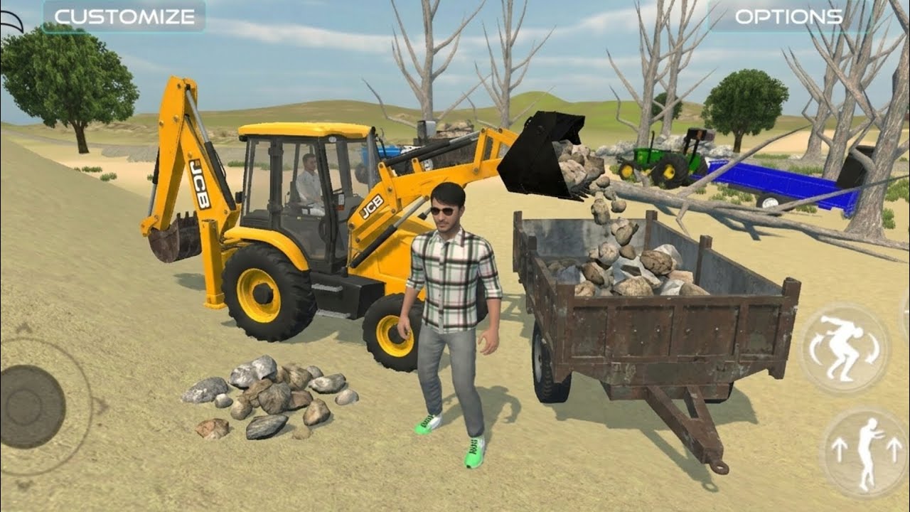 I have to bring stones from the railway line.🤩 indian vehicle simulator 3d 