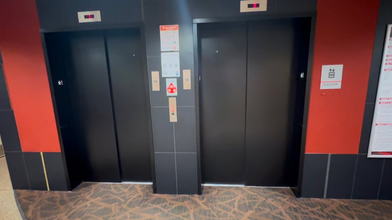 HUGE ThyssenKrupp hydraulic elevators in Robert E. Knoll Residential Center at UNL