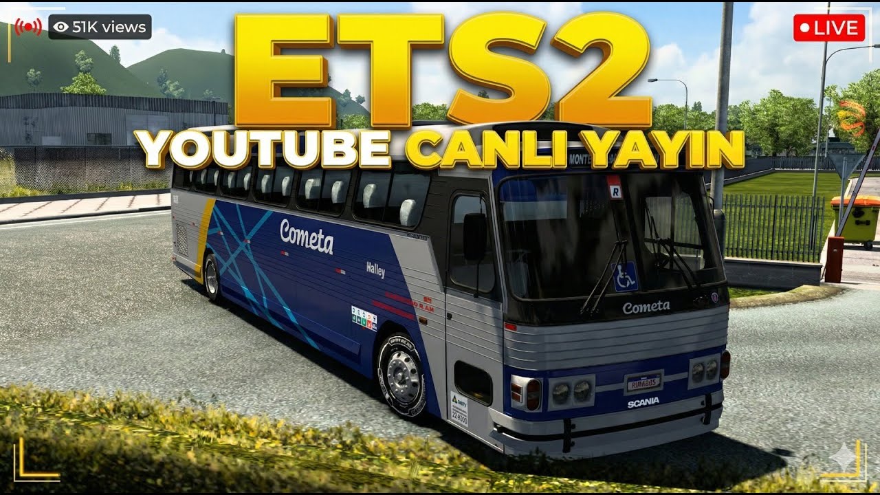 #ETS2 BREZİLYADA  YOLCU TAŞIMA İŞLERİNE GİRDİK TÜRKİYE DAR GELDİ