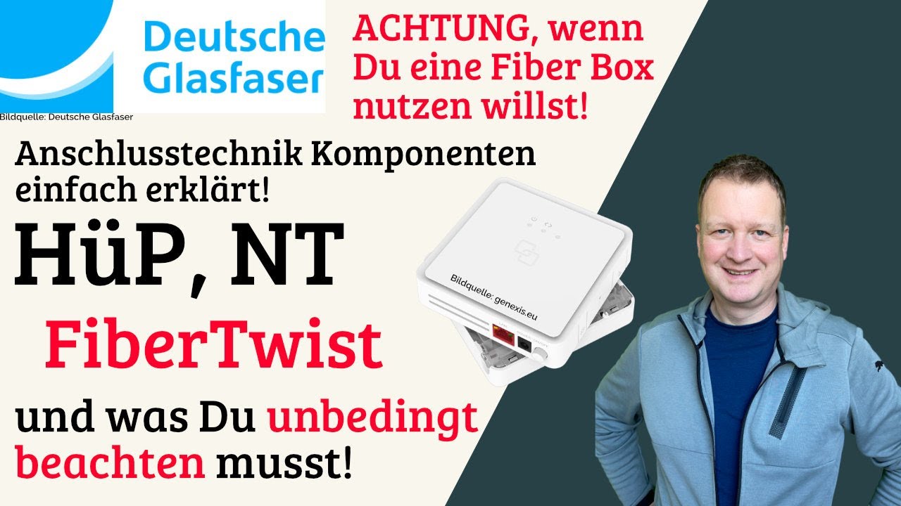 Glasfaseranschluss einfach erklärt: Was ist ein HüP, NT und der FiberTwist?