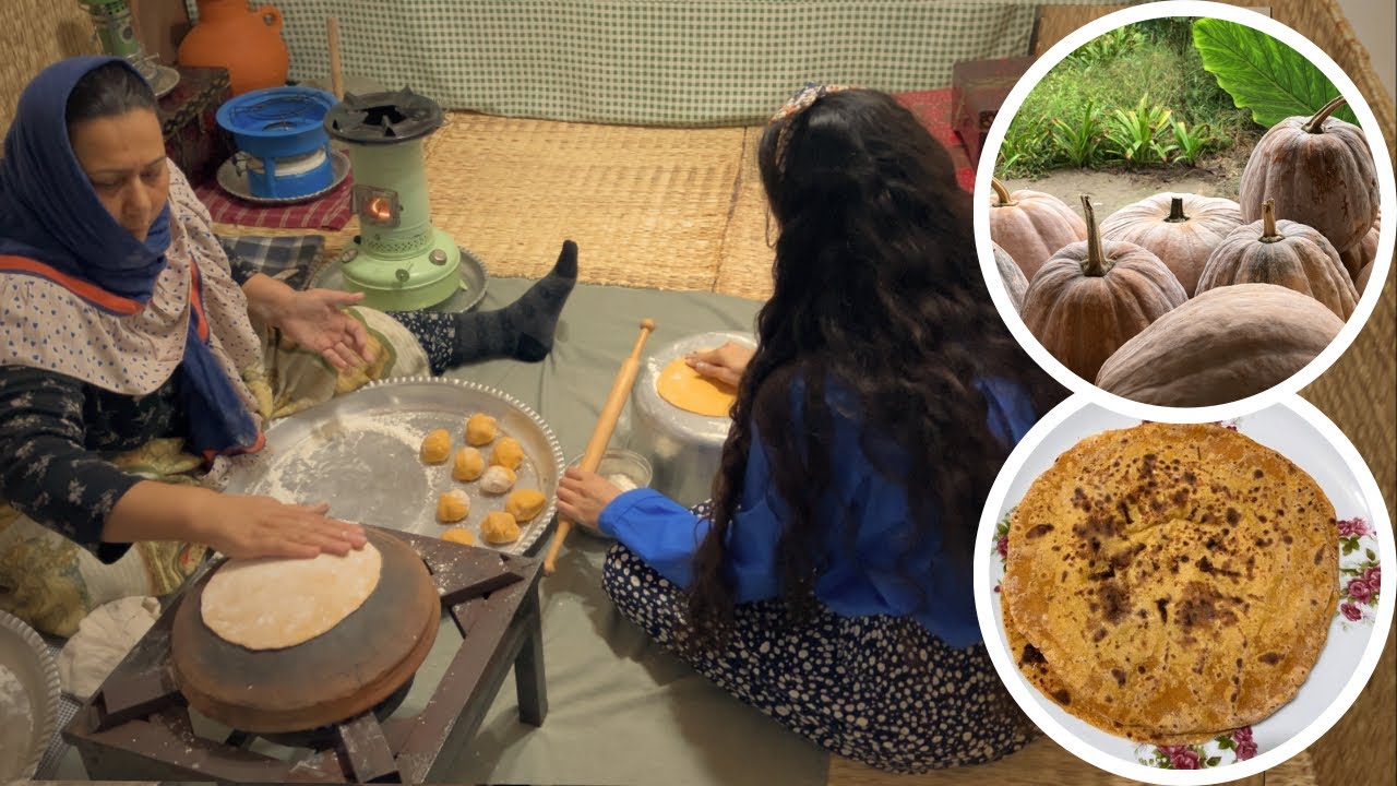 ‏Traditional Pumpkin Bread 🎃🍞 | Mom &Daughter Village Style