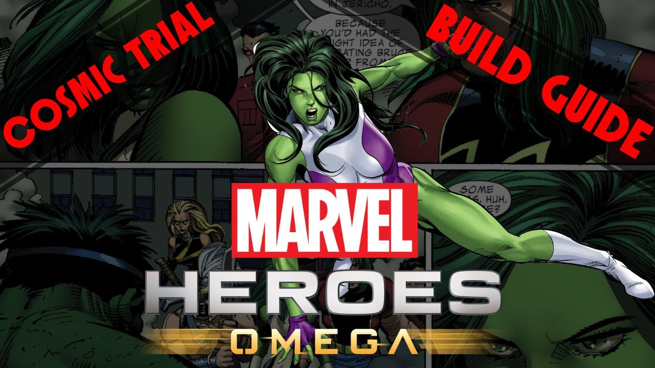 Marvel Heroes Omega: She Hulk Cosmic Trial & Build Guide