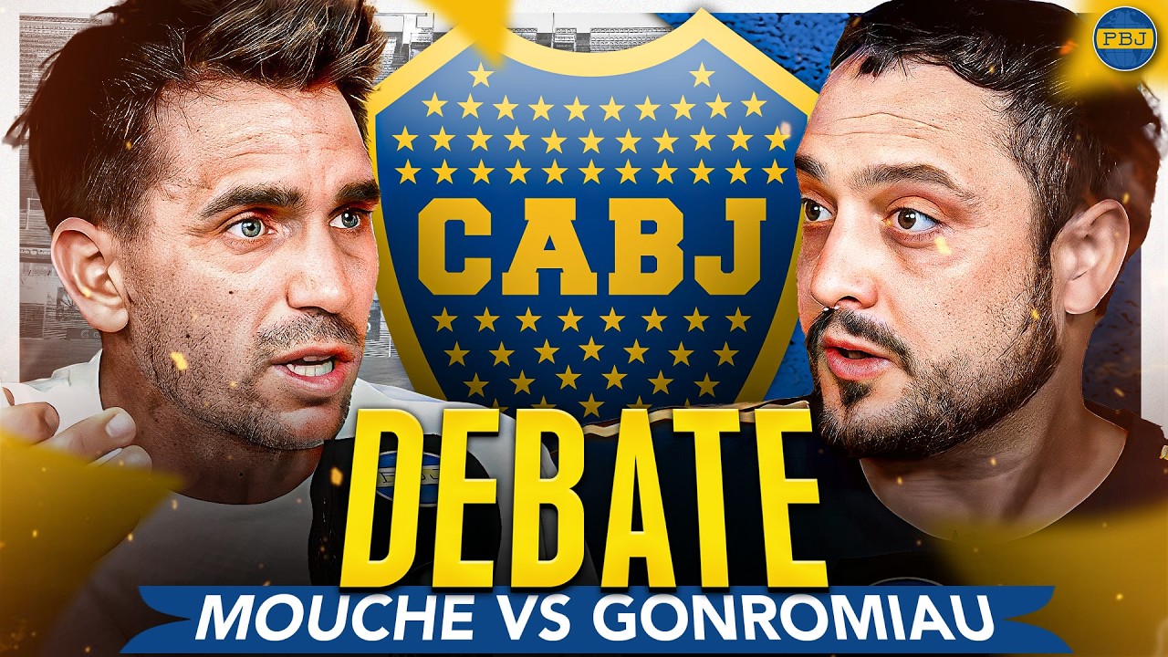 MOUCHE vs GONROMIAU 🔥 Los MEJORES MOMENTOS del DEBATE BOSTERO