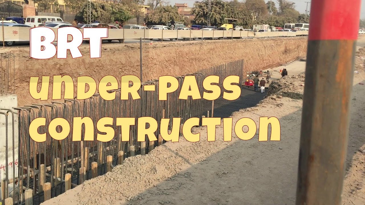 Latest Peshawar BRT Construction Urder-Pass Video,  University Road Peshawar
