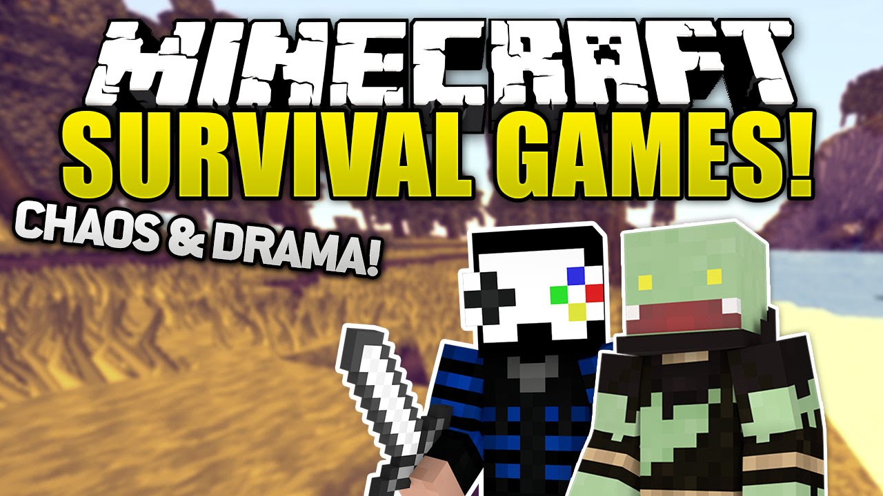 CHAOS & AKTION mit GermanLetsPlay - Survival Games Minecraft! | ungespielt