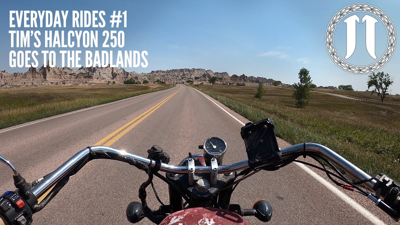 Halcyon 250 motorcycle ride through the Badlands: Janus Everyday Rides #1