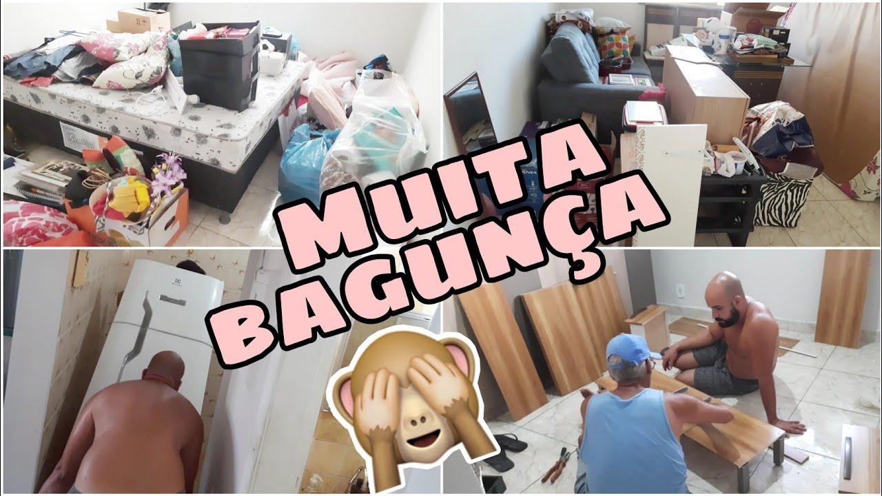 2° DIA DE MUDANÇA - MONTANDO OS MÓVEIS E MUITA BAGUNÇA 🙈🙈