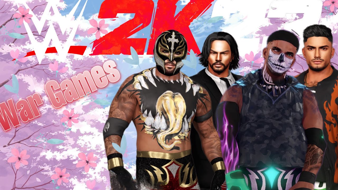 🌸✨🤍WWE 2K23|Team Chris Chin vs Team Finn Balor (War Games)🤍✨🌸