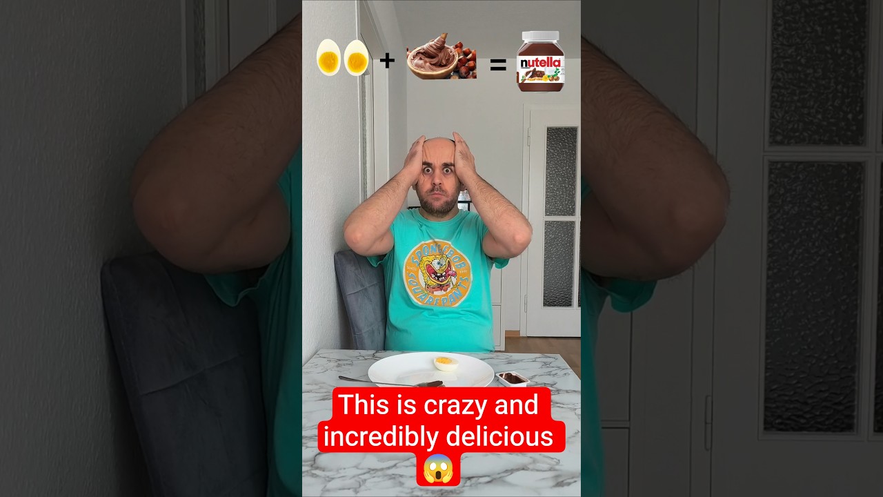 Яйцо + крем из фундука = Нутелла 😋