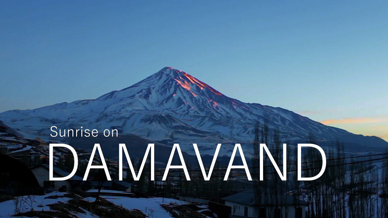 Damavand, Sunrise on Highest Peak in Iran.