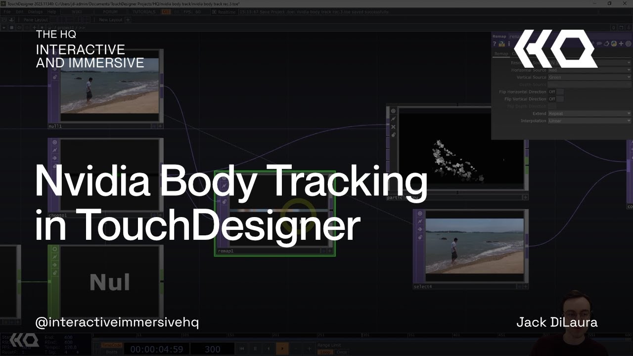Nvidia Body Track CHOP in TouchDesigner - TouchDesigner Tutorial 148