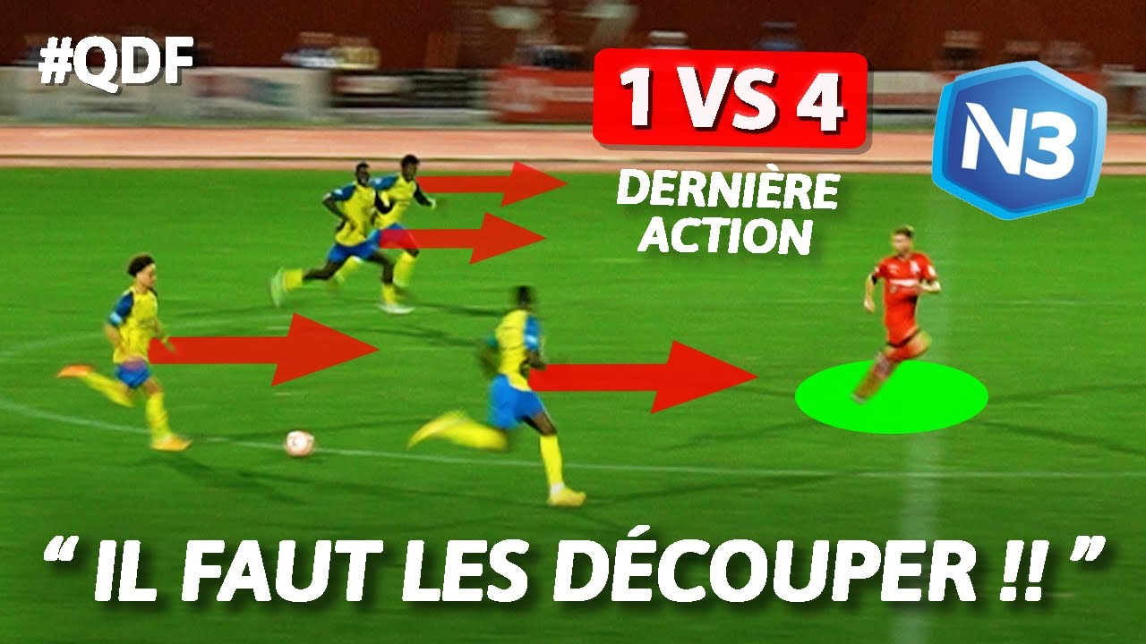 J5 : Je me retrouve SEUL en 1 VS 4 à la 90ème CONTRE ce CLUB PRO !! | QDF#075