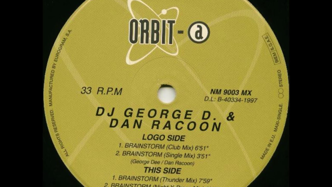 Dj George Dee & Dan Racoon - Brainstorm (Thunder Mix)  (1997)
