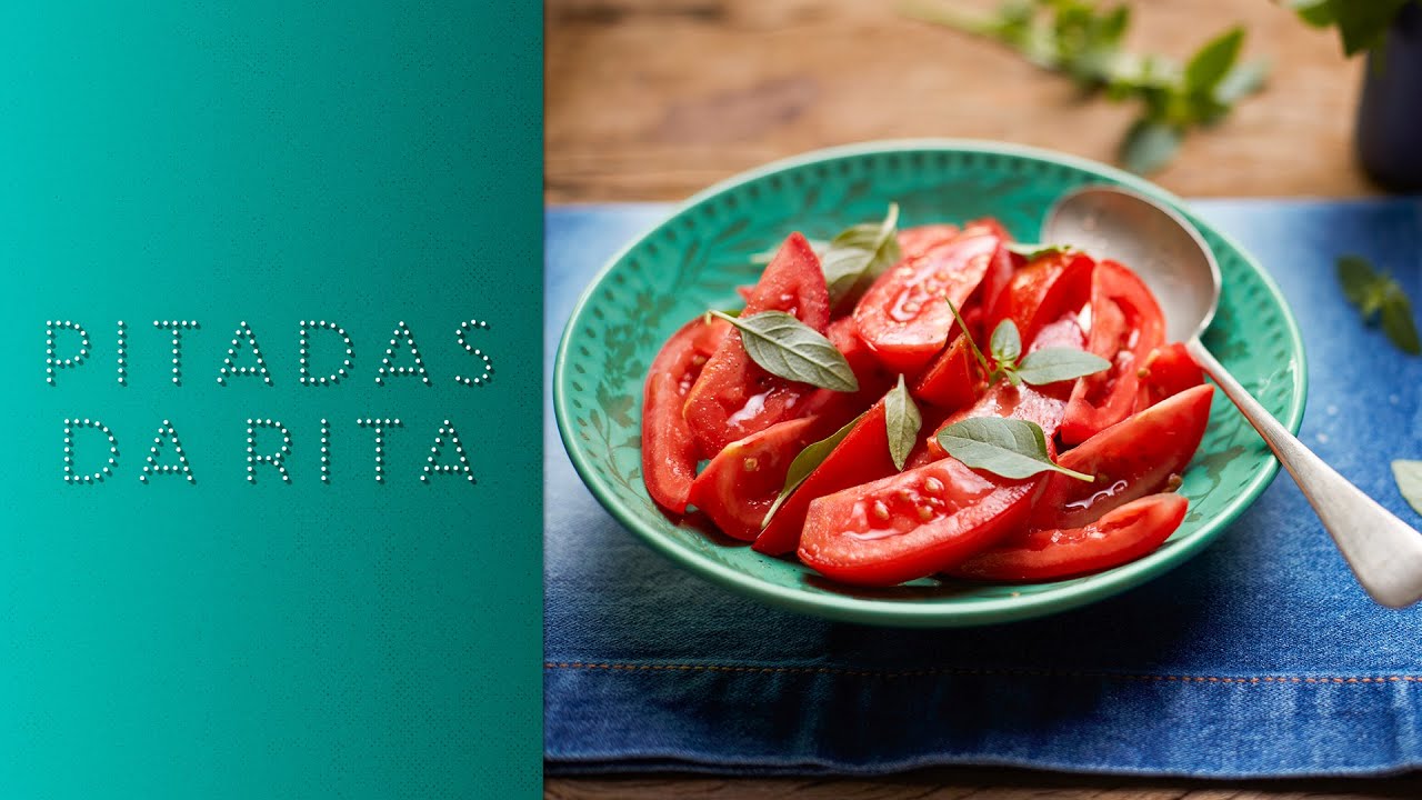 A melhor salada de tomate (sem tirar as sementes!) | Pitadas da Rita | Com Rita Lobo