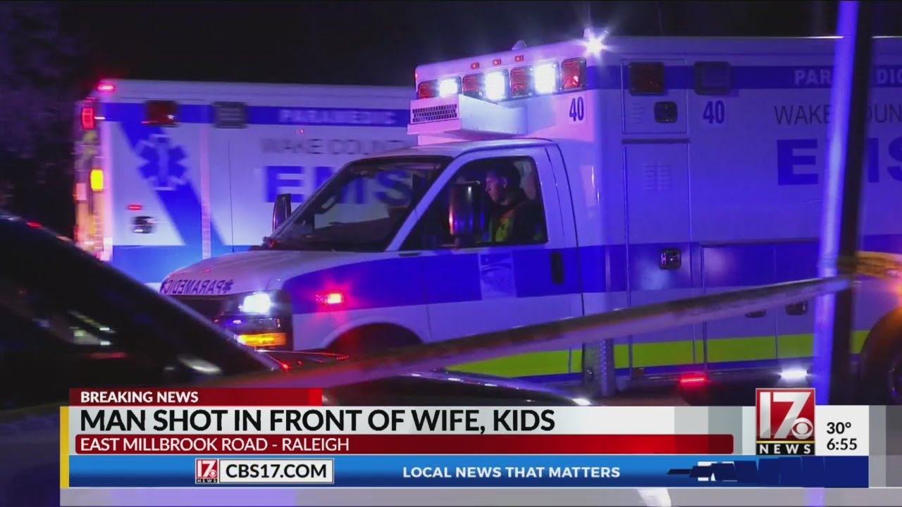 Man shot in front of wife, kids in Raleigh home