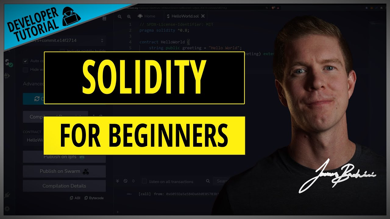 Solidity для начинающих | Пишем, тестируем и развертываем ваш первый смарт-контракт на Solidity