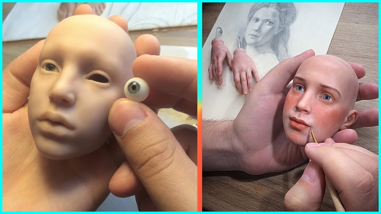 This Artist Creates Extremely Realistic Dolls That Will Blow Your Mind | Michael Zajkov | Doll video